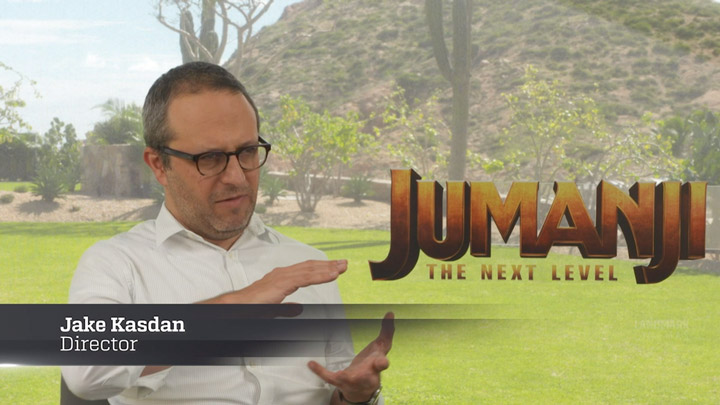 teaser image - Jumanji: The Next Level Jake Kasdan Exclusive Close Up