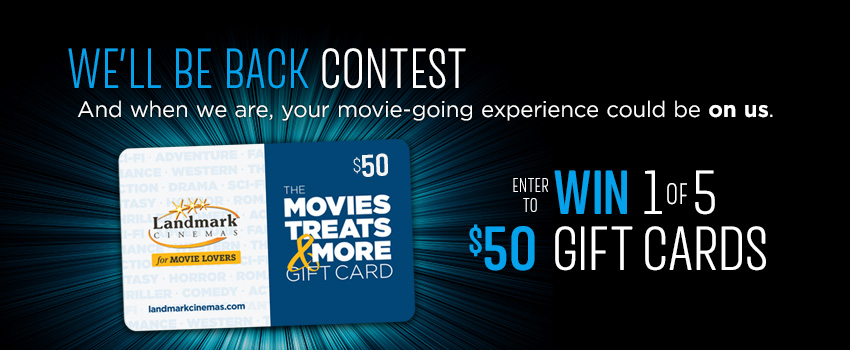 We'll Be Back Contest image