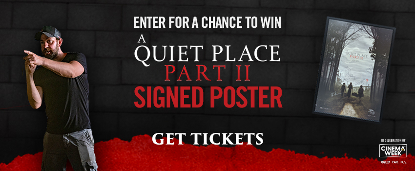 A QUIET PLACE PART II Signed Poster contest image