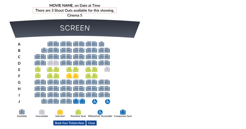 Seat Map example