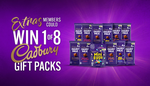 Win 1 of 8 Cadbury Gift Packs