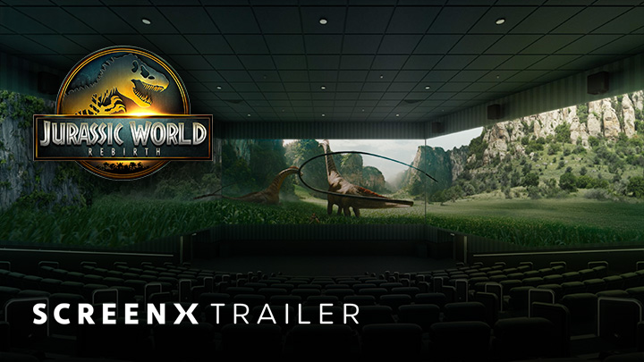 watch Jurassic World Rebirth ScreenX Trailer