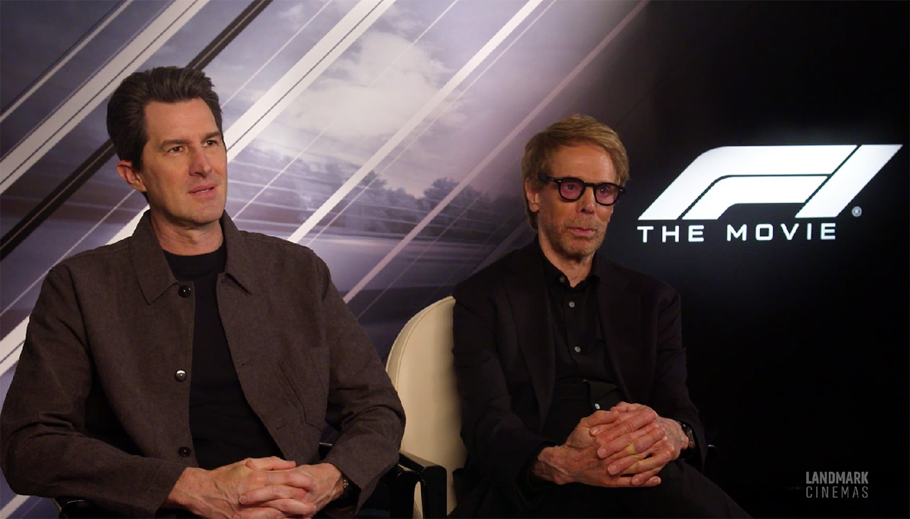 watch F1: The Movie Exclusive Interview with Director Joseph Kosinski and Producer Jerry Bruckheimer