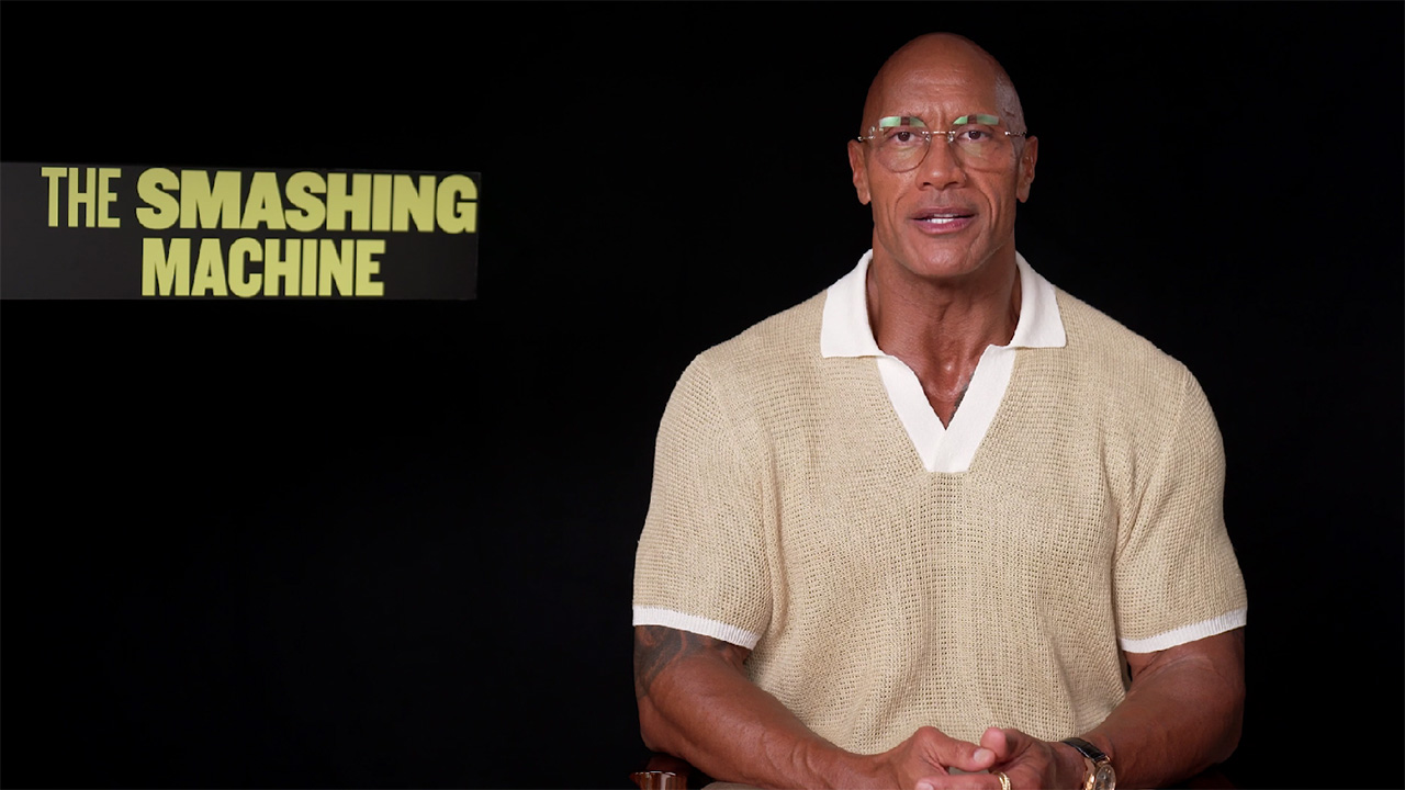 watch The Smashing Machine Exclusive Featurette with Dwayne Johnson