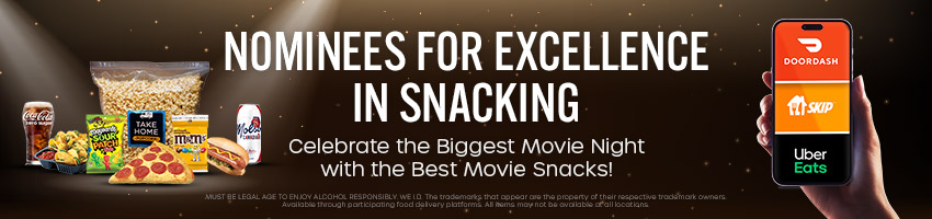Order in snacks for the Oscars